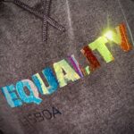 Equality on hoodie