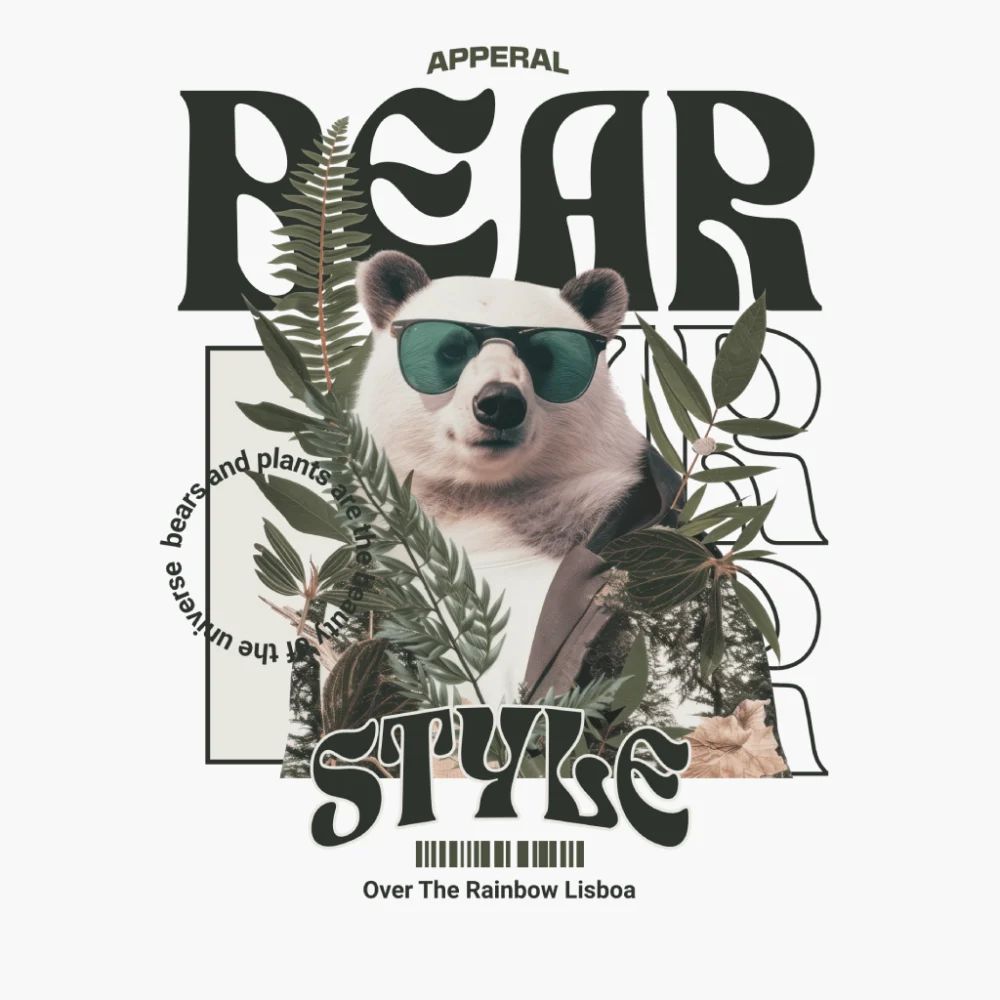 Bear Style - t-shirt - white
