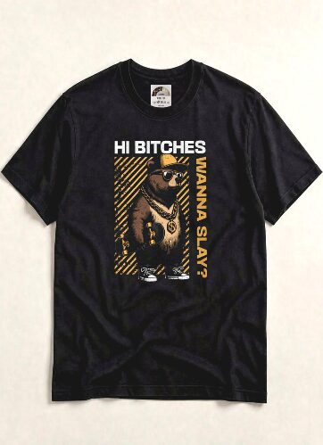 Wanna Slay - t-shirt - black - Image 2