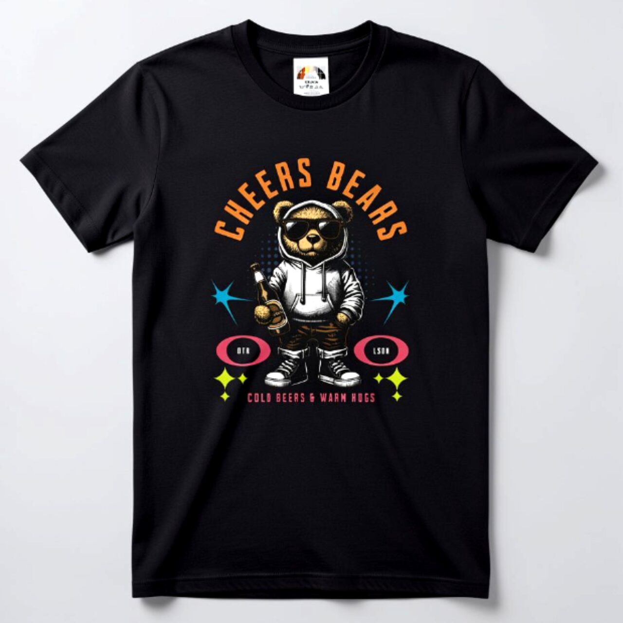 Cheers Bears - t-shirt - black - Image 2