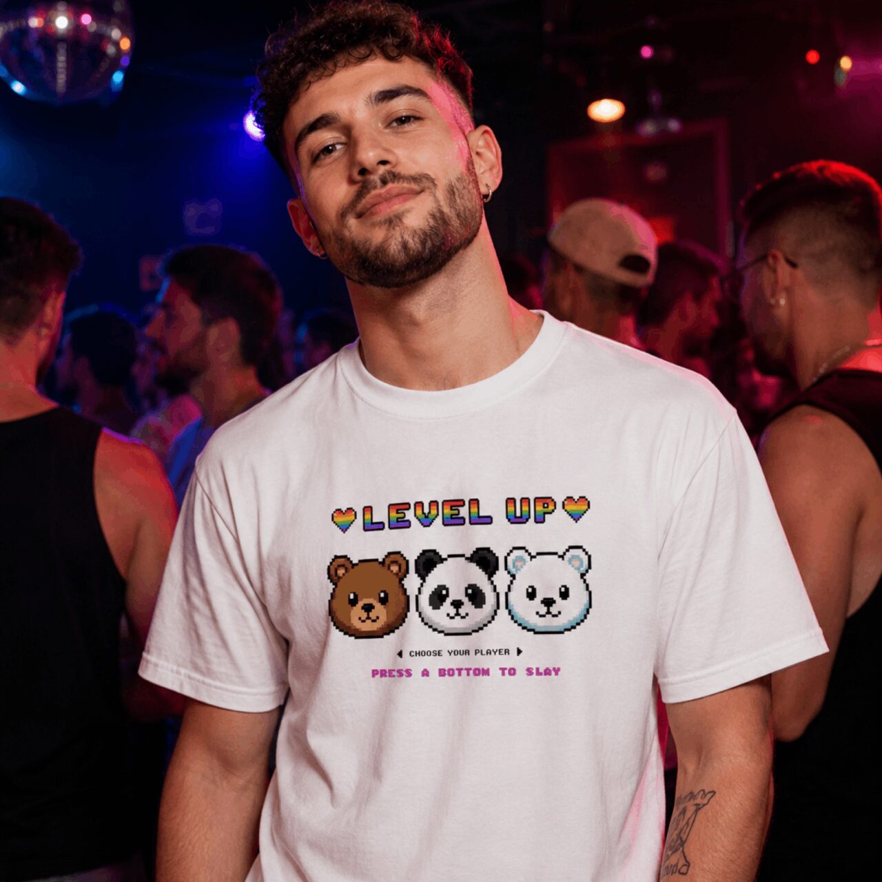 Level Up - t-shirt - white