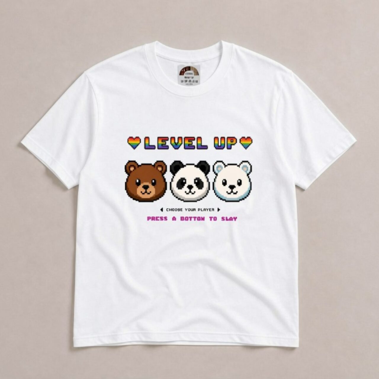 Level Up - t-shirt - white - Image 2