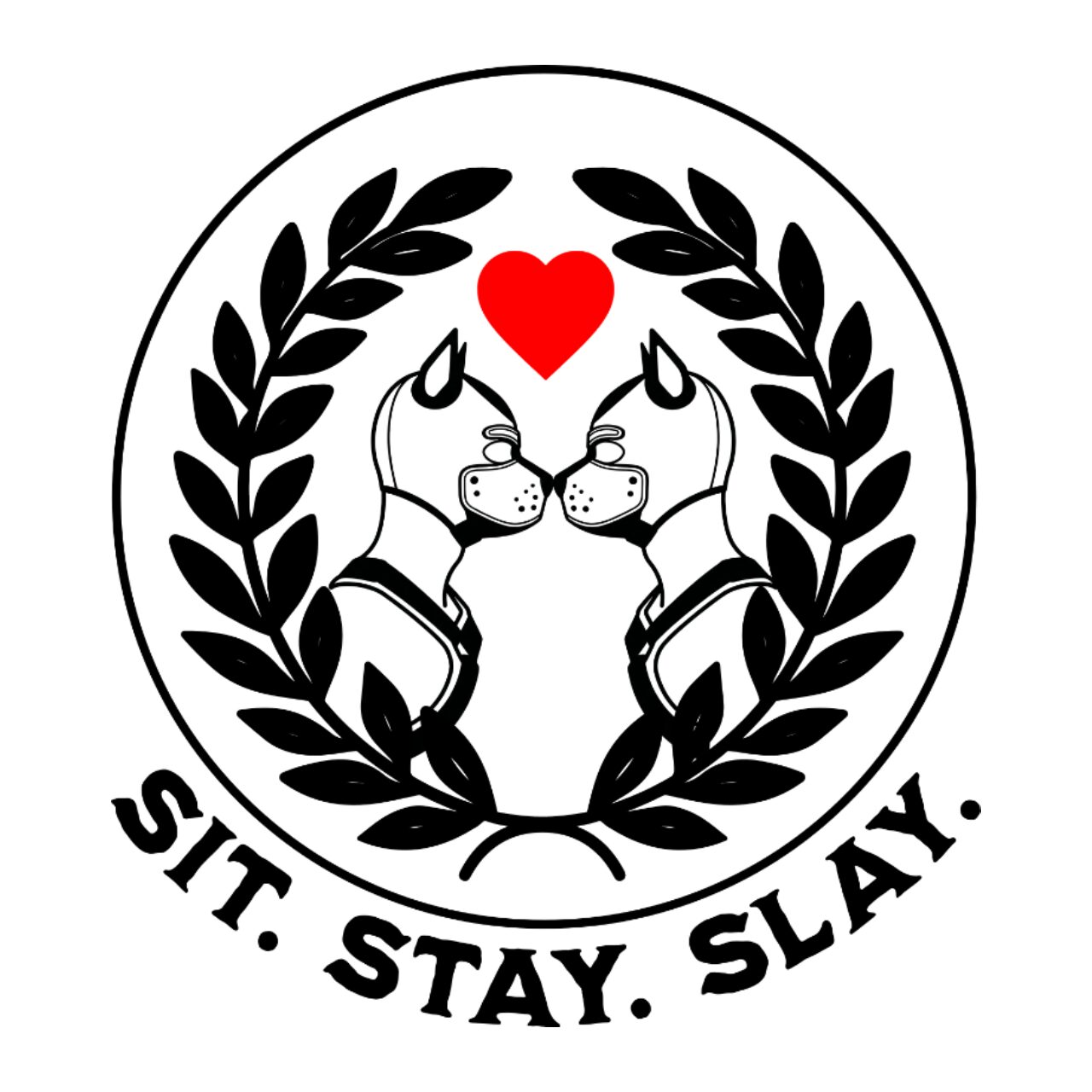Sit. Stay. Slay. - t-shirt - white