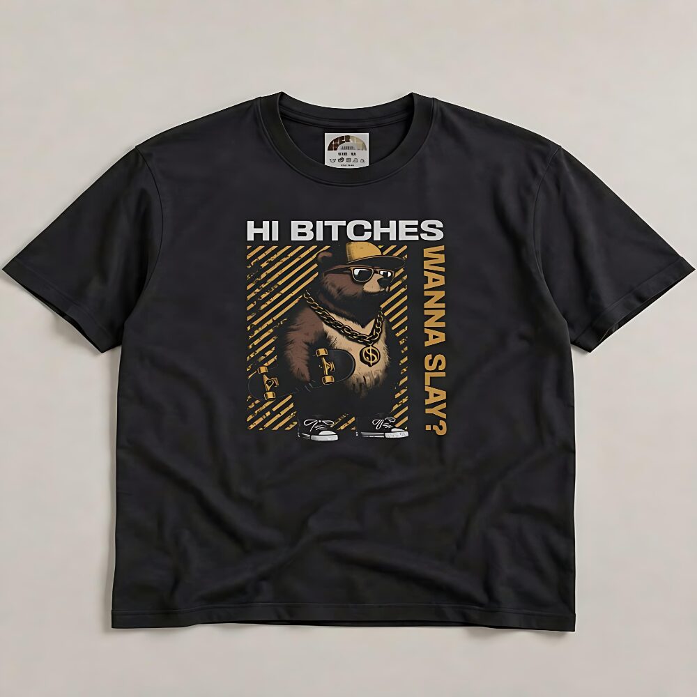 Wanna Slay - t-shirt - black - Image 2