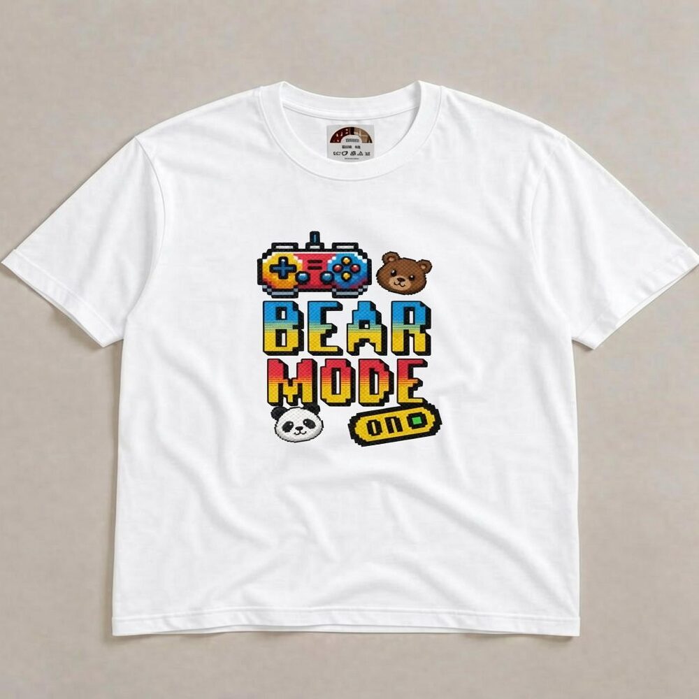 Bear Mode- t-shirt - white - Image 2