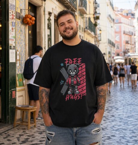 Free Hugz - t-shirt - black
