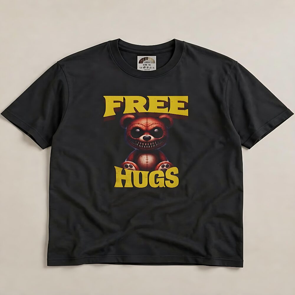 Free Hugs - t-shirt - black - Image 2