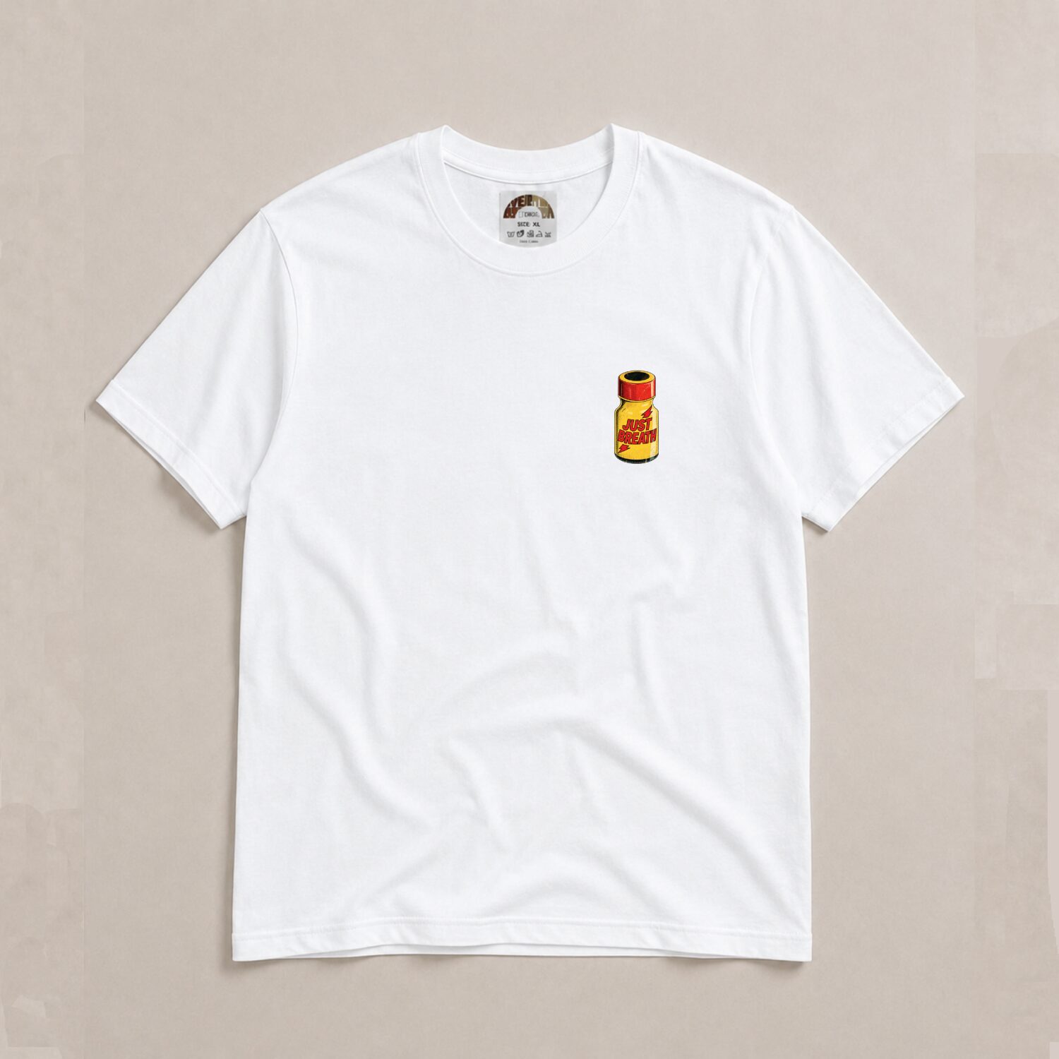 Just breath - t-shirt - white - Image 2