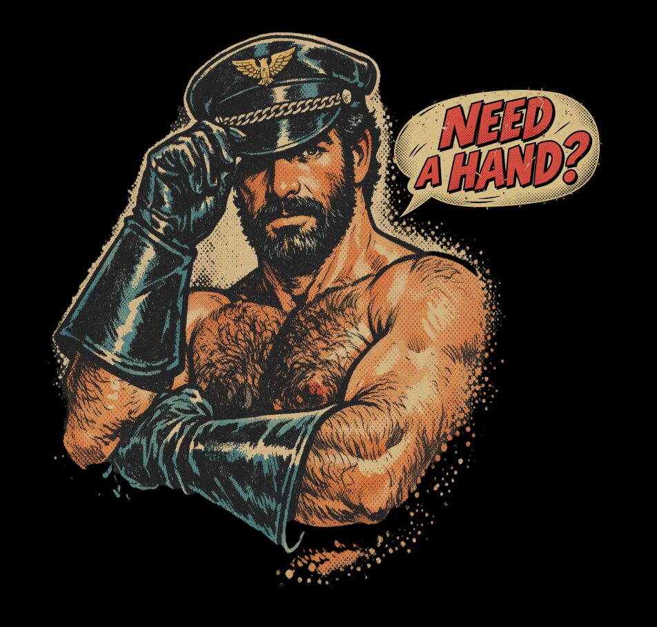 Need a Hand? - t-shirt - black